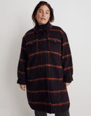 Madewell Plaid Long Shirt Jacket (2X)