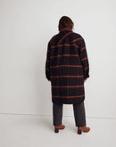 Madewell Plaid Long Shirt Jacket (2X)