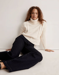 Madewell Chunky Cable Knit Sweater (S)