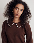 Madewell Brown Collared Top (M)