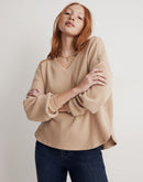 Madewell Waffle V Neck Top (XS)