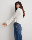 Madewell Ribbed Turtleneck Top (S)