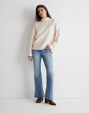 Madewell Ribbed Mockneck Top (S)