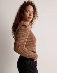 Madewell Merino Wool Puff Sleeve Sweater (XS)