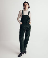 NEW Madewell Forest Green Cord Overalls (14)