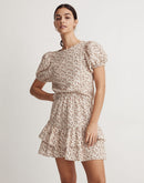 Madewell Floral Ruffle Mini Skirt (XL)