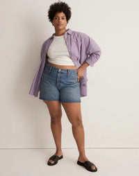 Madewell Relaxed Mid Length Denim Shorts (32)