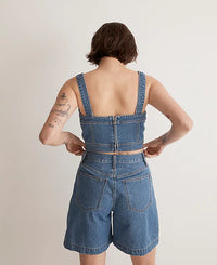 Madewell Cropped Denim Tank (2)