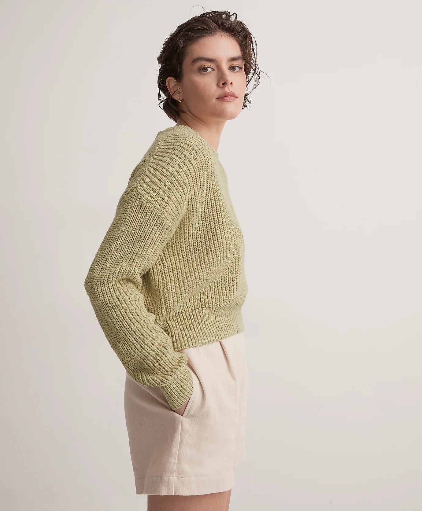 Madewell Green Knit Sweater (L)