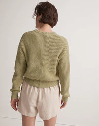 Madewell Light Green Cotton Sweater (L)
