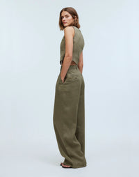 Madewell Harlow Wide Leg Linen Pants (4)