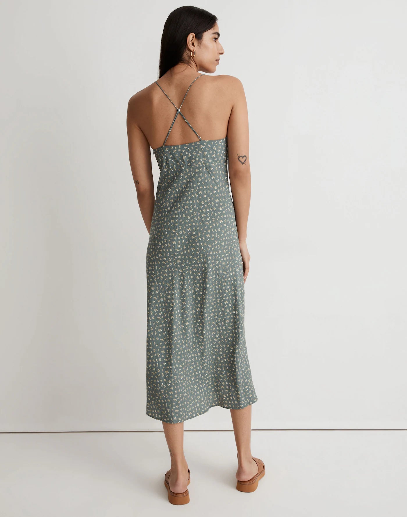 Madewell Dainty Floral Midi Dress (6)