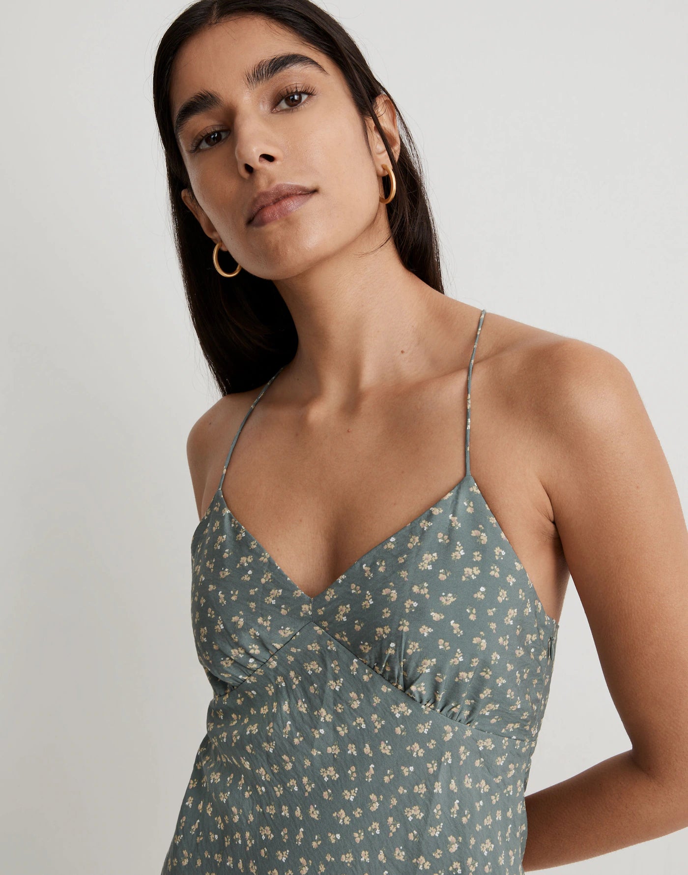 Madewell Dainty Floral Midi Dress (6)