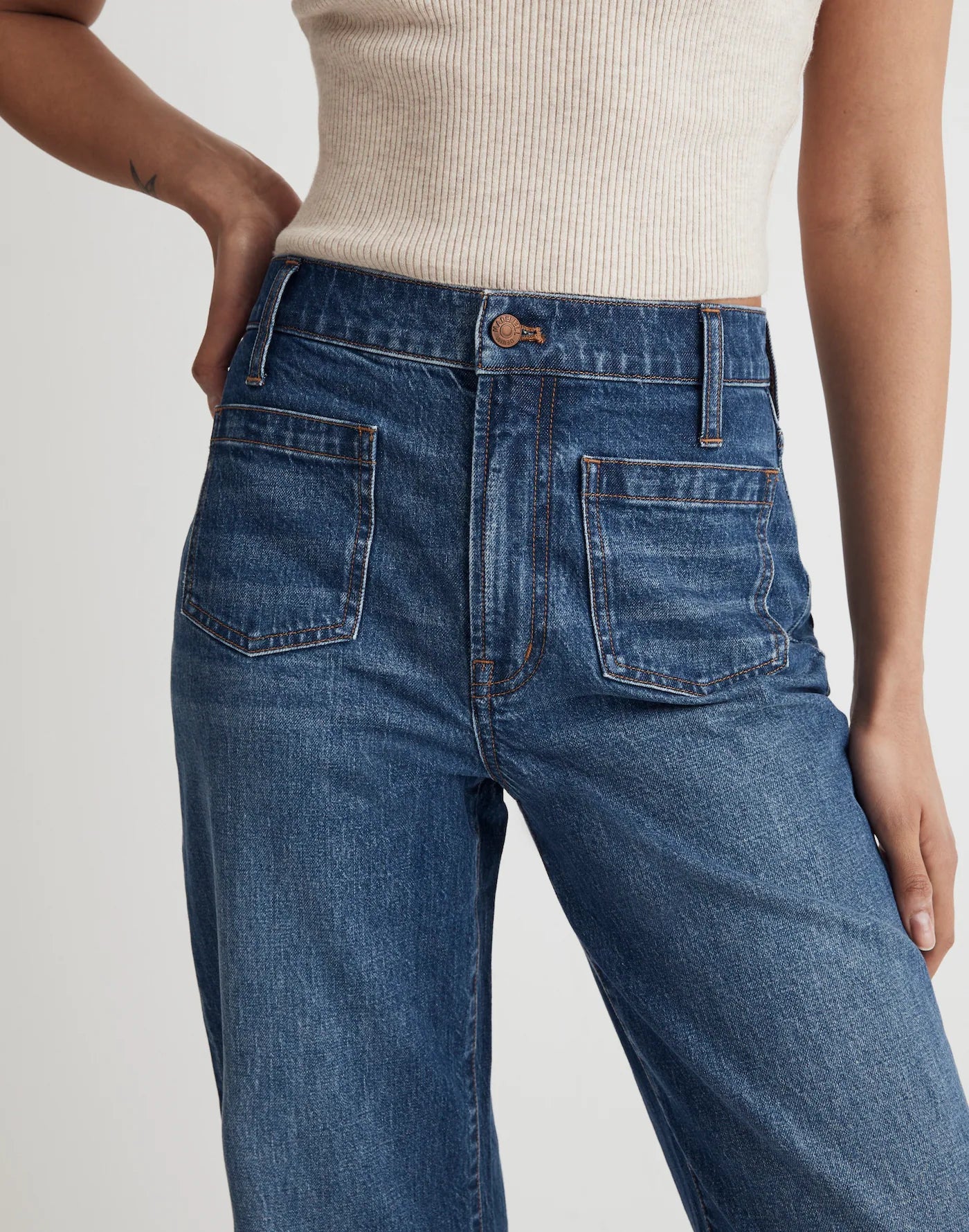 Madewell Perfect Vintage Wide Leg Jeans (25)