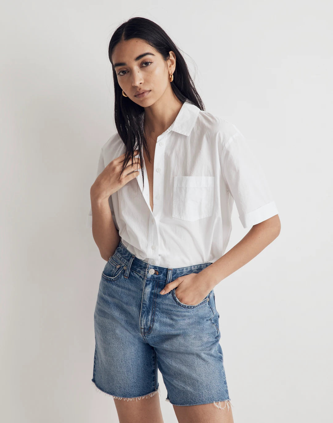 Madewell Oversized Button Up (S)