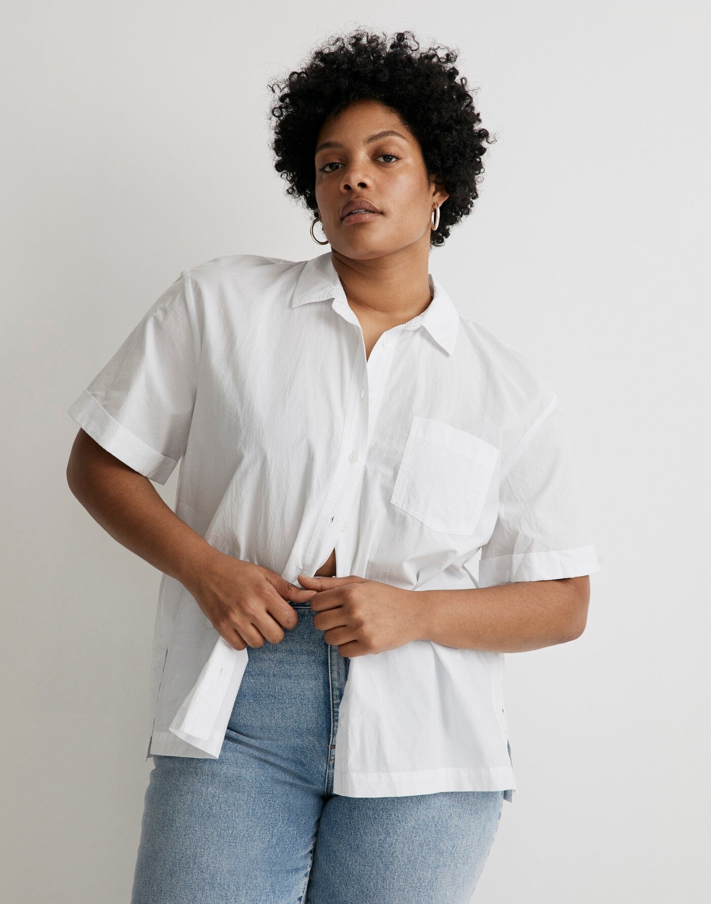 Madewell Oversized Cotton Button Up (M)