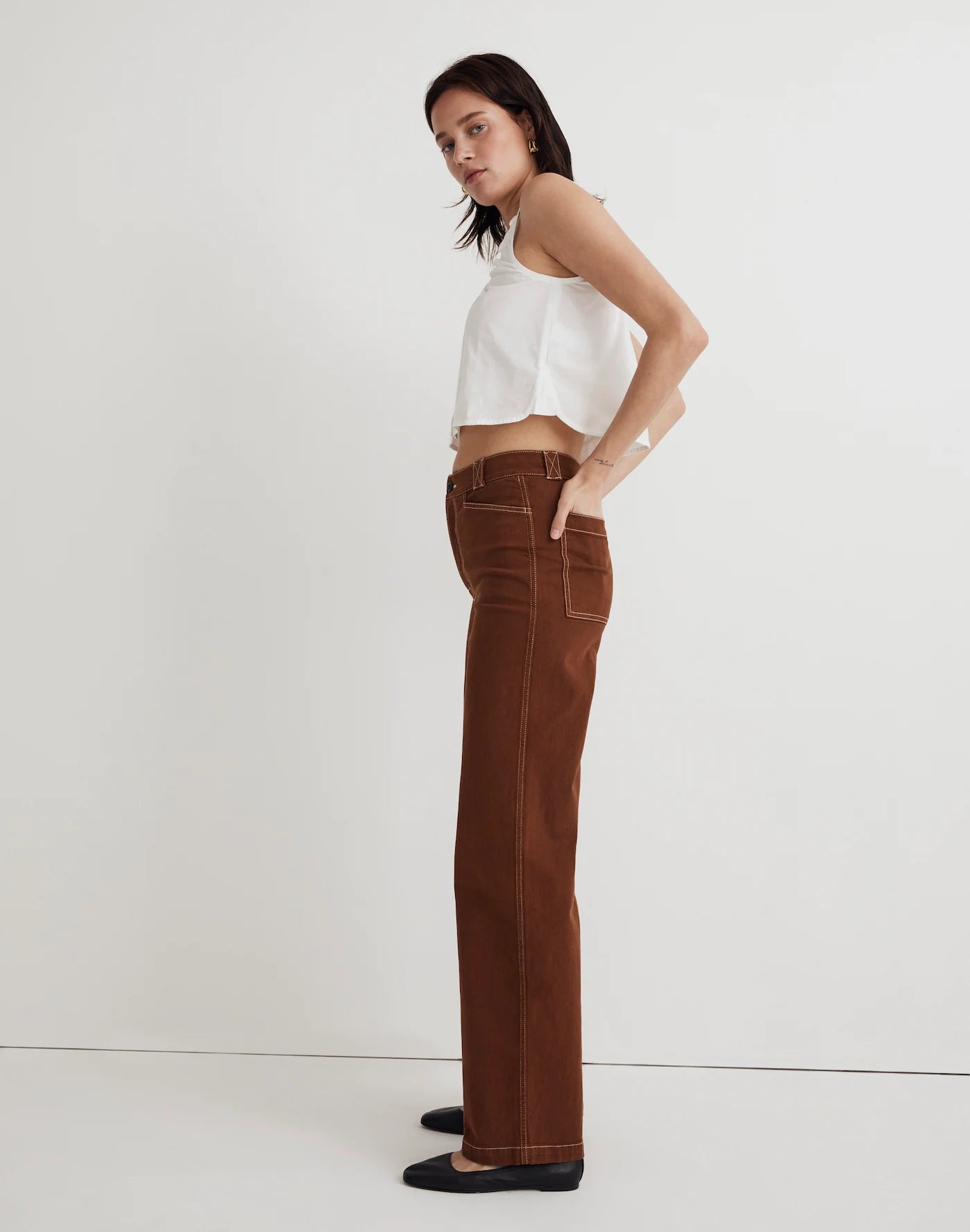 Madewell Emmett Wide Leg Jeans (26)