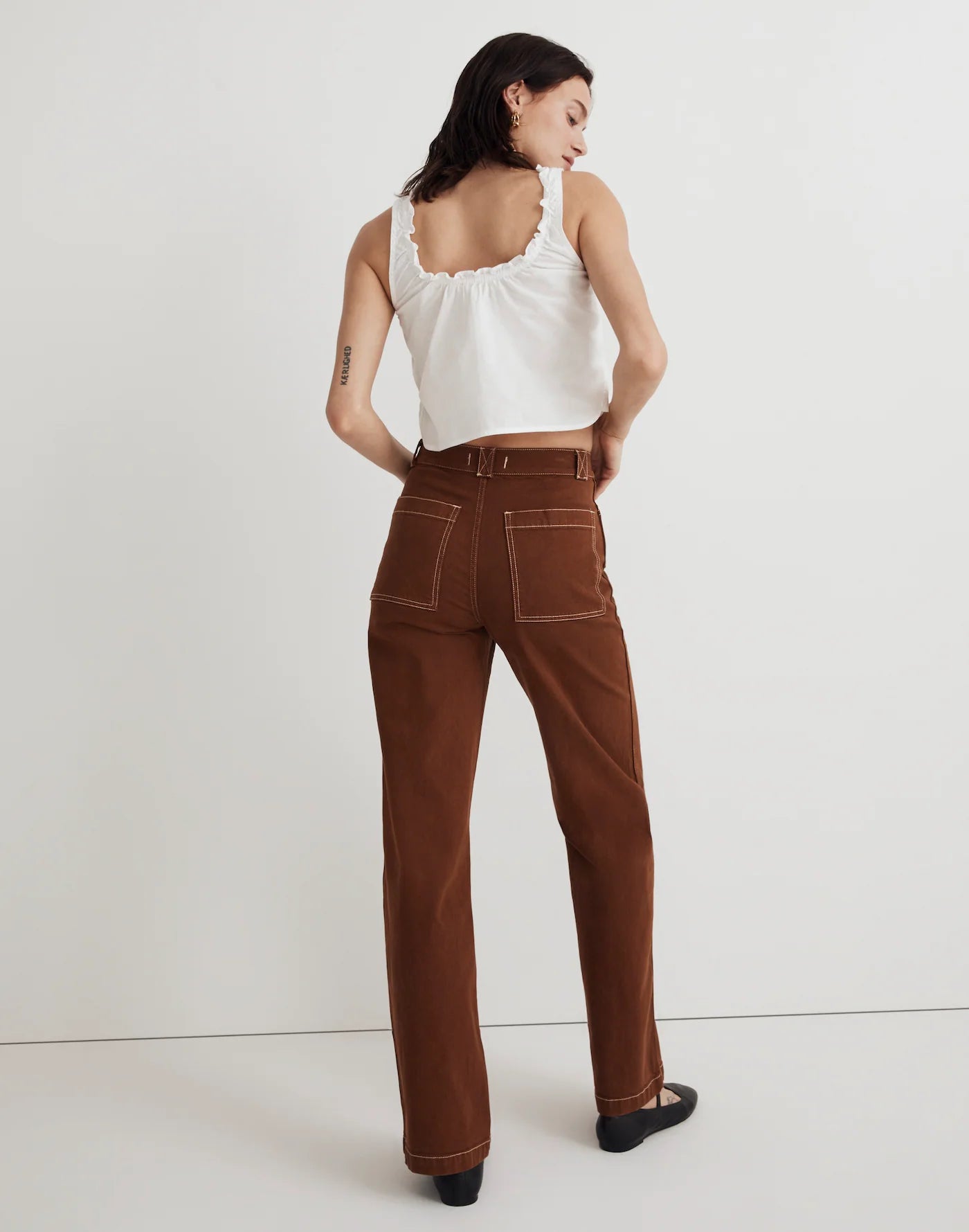 Madewell Emmett Wide Leg Jeans (26)