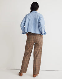 Madewell Plaid Straight Pants (2)