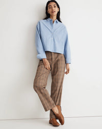 Madewell Plaid Straight Pants (2)