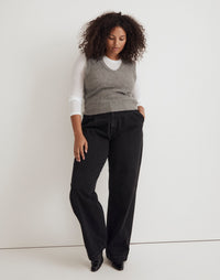 Madewell Cropped Knit Vest (L)