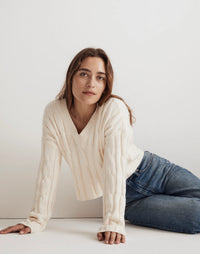 Madewell Cable Knit Sweater (XXS-S)