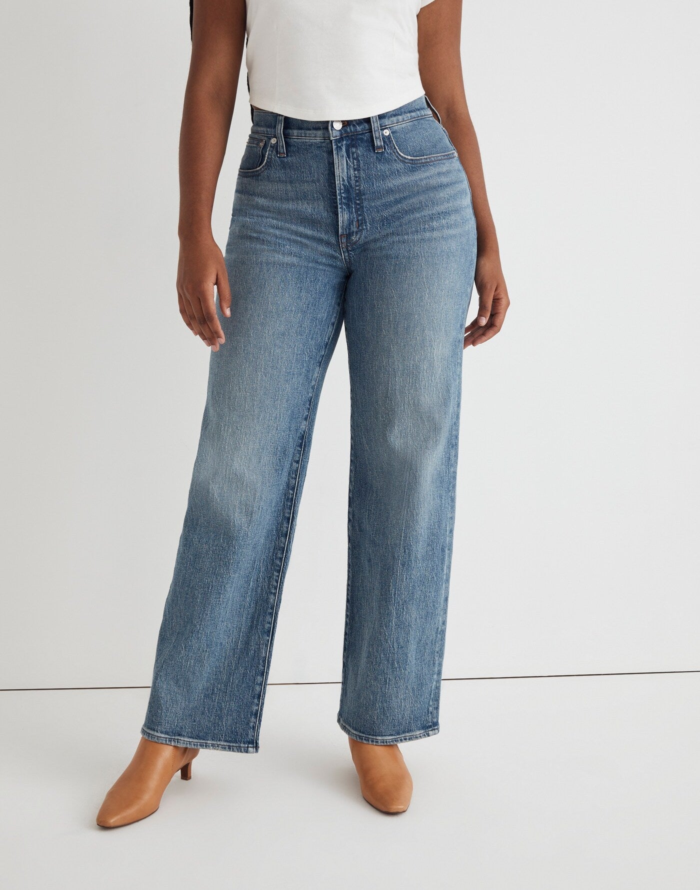 Madewell Perfect Vintage Wide Leg Jeans (32P)