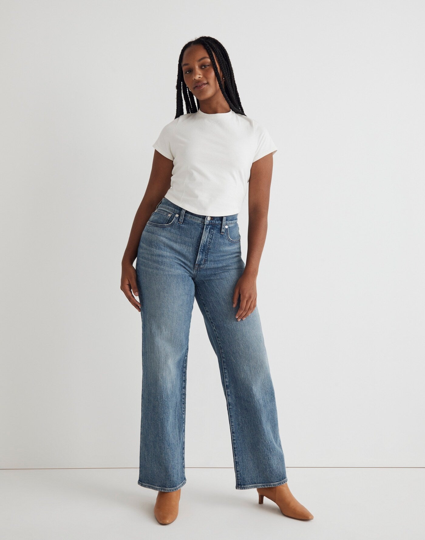 Madewell Perfect Vintage Wide Leg Jeans (32P)