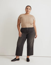 Madewell Neutral Waffle Tee (S)
