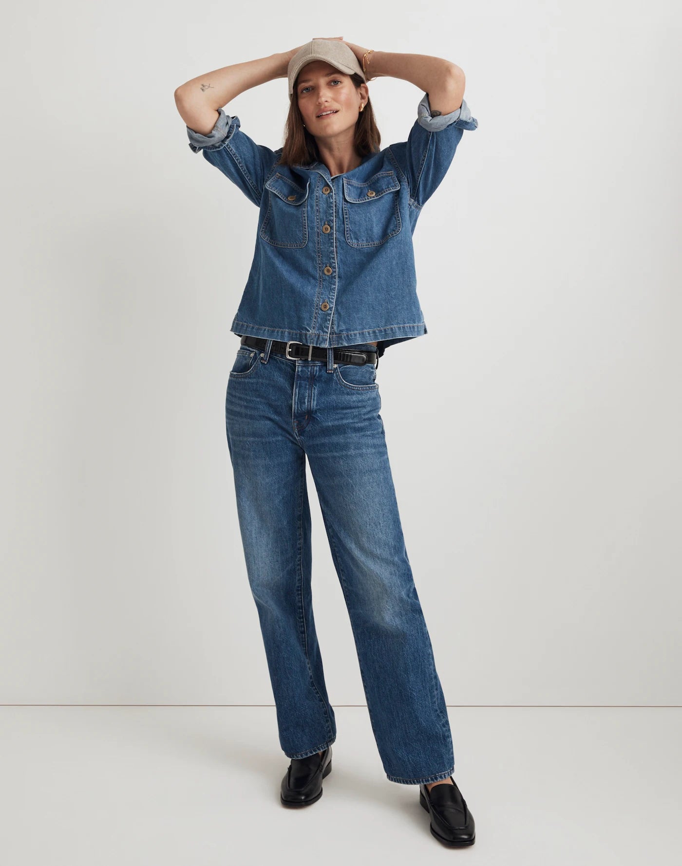 Madewell Denim Button Up Shirt (M)