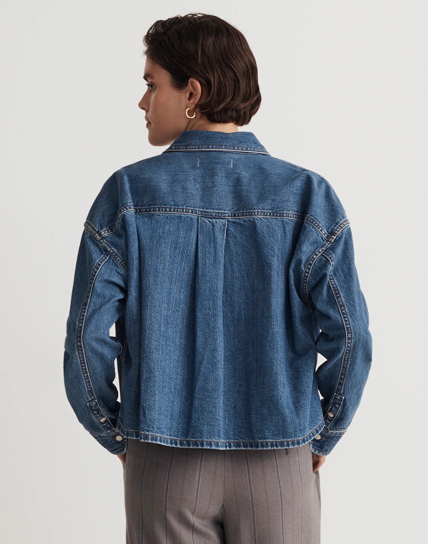 Madewell Oversized Denim Shirt (S)
