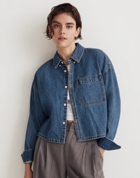 Madewell Oversized Denim Shirt (S)