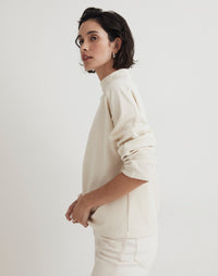 Madewell Ribbed Mockneck Top (M)