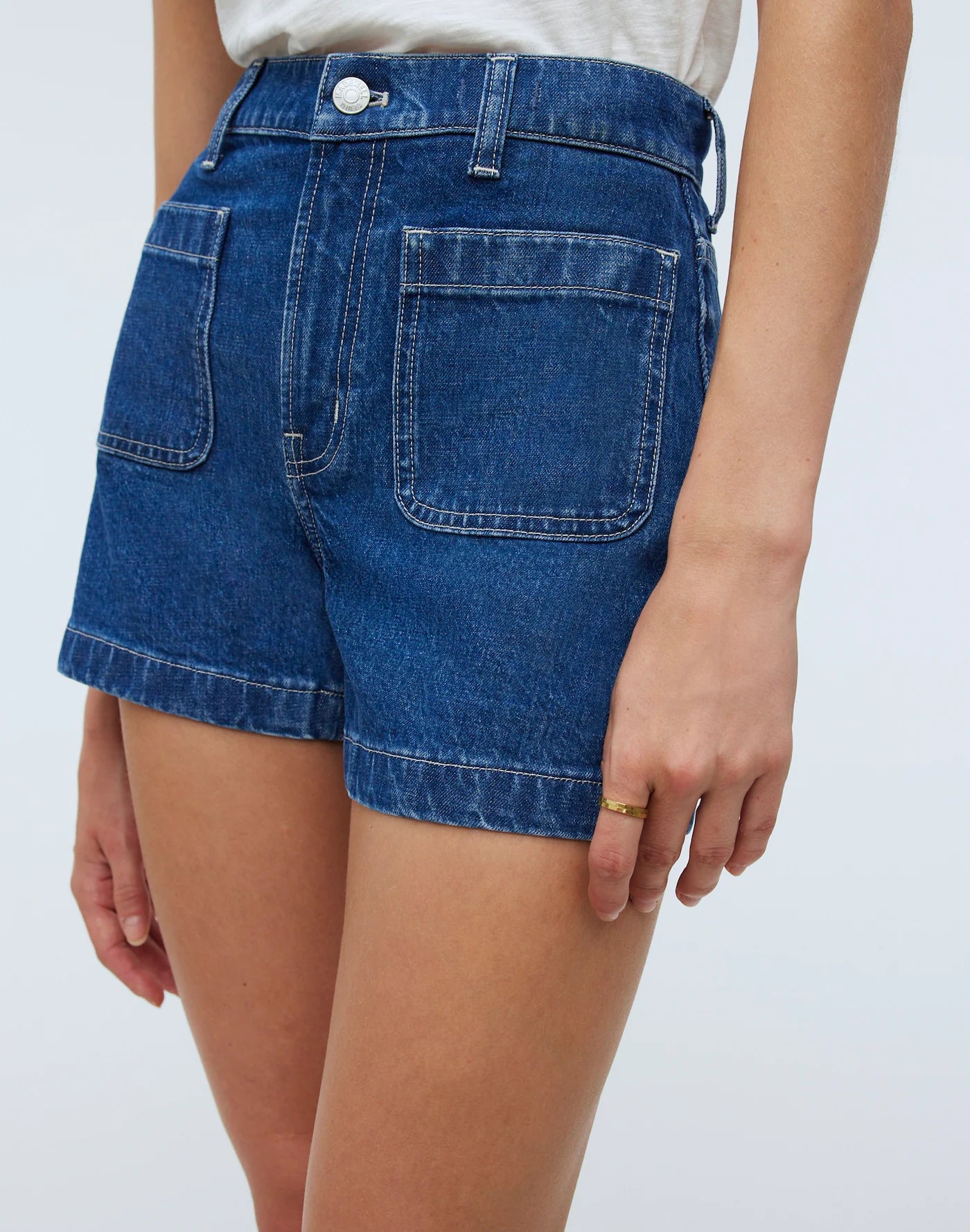 Madewell Sailor Denim Shorts (28)