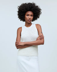 NEW Madewell Crochet Knit Tank (S)