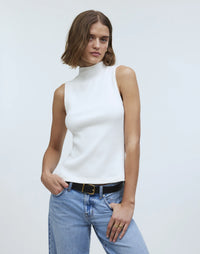 Madewell Ribbed Mockneck Tank (S)