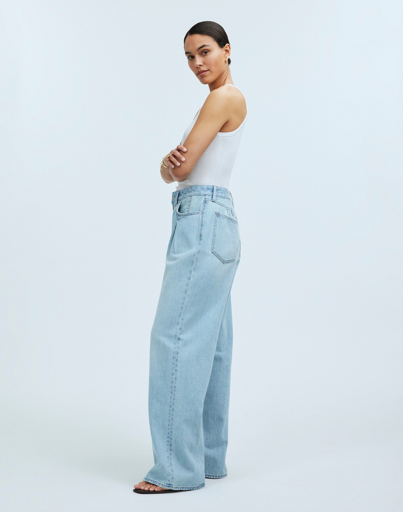 Madewell Super Wide Leg Jeans (27)