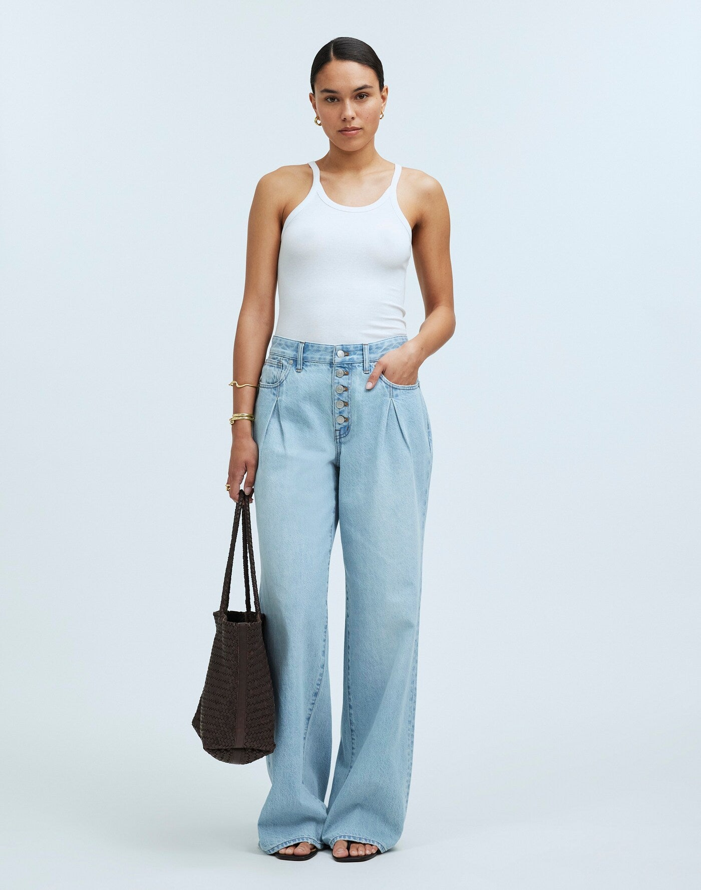 Madewell Super Wide Leg Jeans (27)