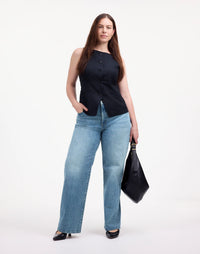 Madewell Perfect Wide Leg Jeans (33)