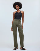 Madewell Olive Wide Leg Jeans (27)