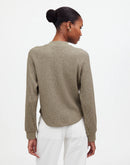 Madewell Waffle Mockneck Top (S)