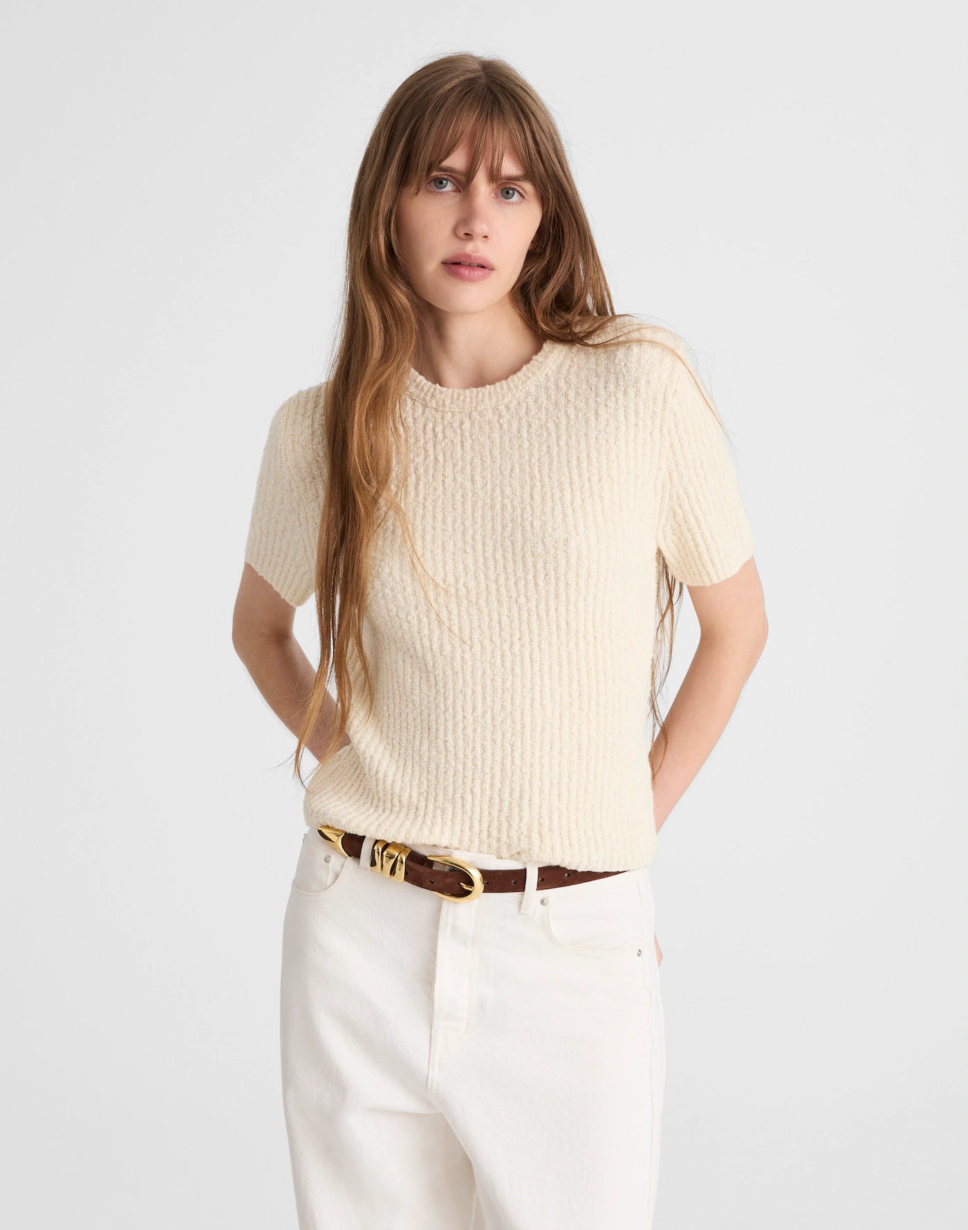Madewell Textured Sweater Tee (M)