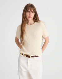 Madewell Textured Sweater Tee (M)