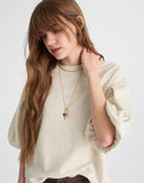 Madewell Puff Sleeve Sweatshirt Tee (S)
