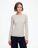 Madewell Striped Boatneck Tee (M)