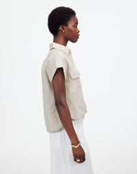 Madewell Linen Button Up Shirt (S)