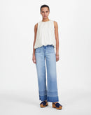 Madewell Crewneck Bubble Top (S)