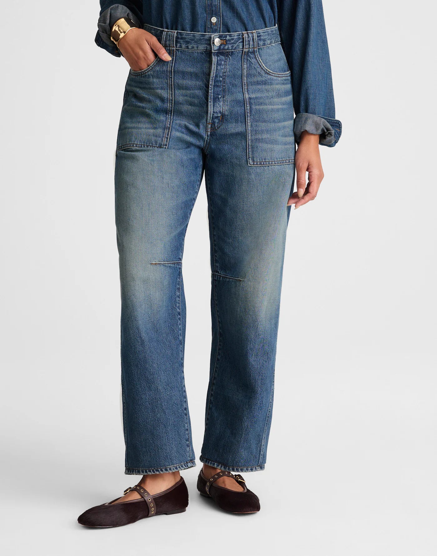 Madewell Curvy Barrel Jeans (28)