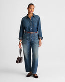 Madewell Curvy Barrel Jeans (28)