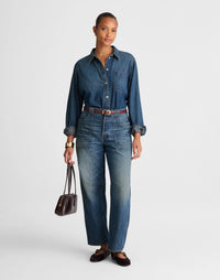 Madewell Curvy Barrel Jeans (28)